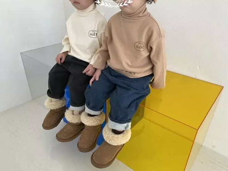 Melon Switch - Korean Children Fashion - #designkidswear - Salt Turtleneck Tee - 10