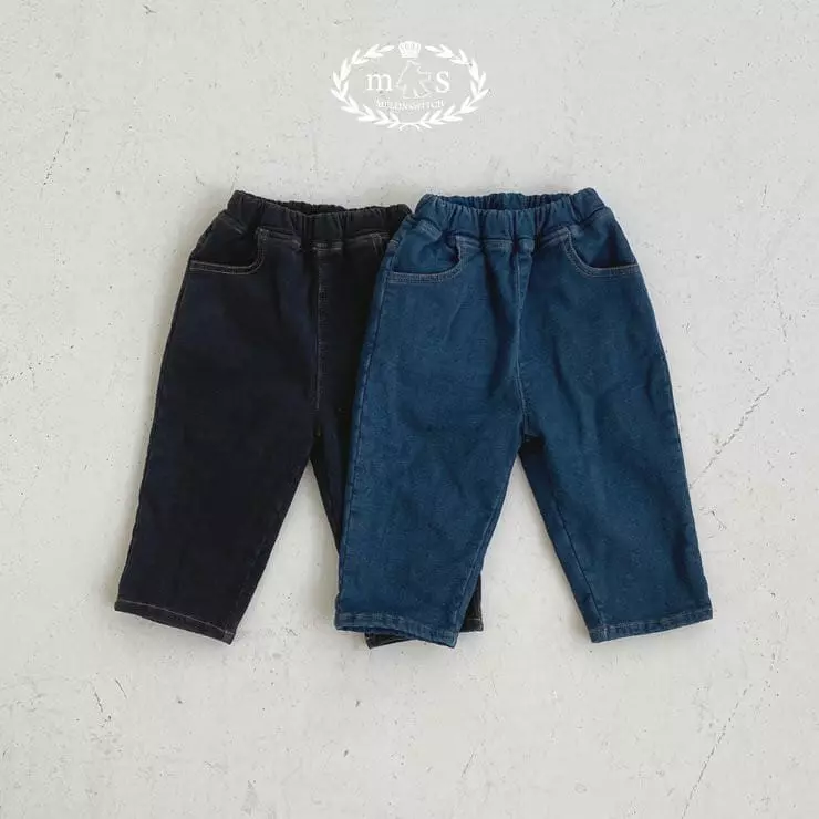 Melon Switch - Korean Children Fashion - #designkidswear - Mocha Fleece Jeans