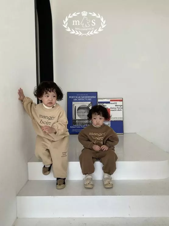 Melon Switch - Korean Children Fashion - #discoveringself - Mood Fleece Set - 5