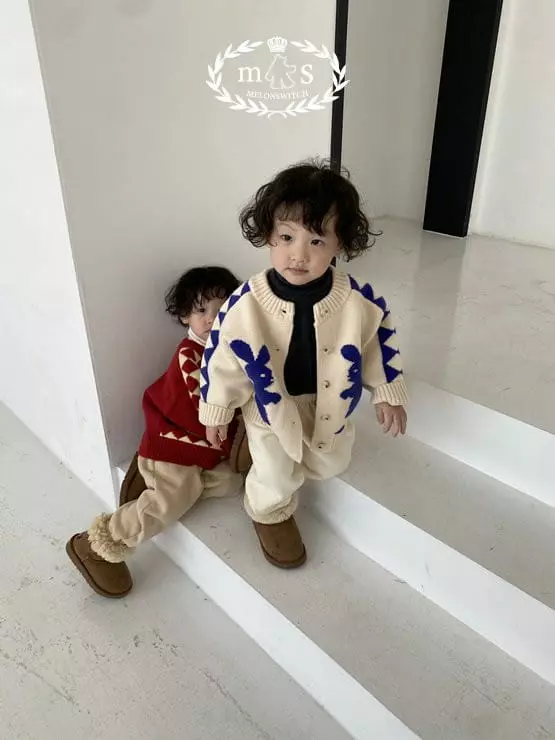 Melon Switch - Korean Children Fashion - #fashionkids - Chiristmas Rabbit Cardigan - 5