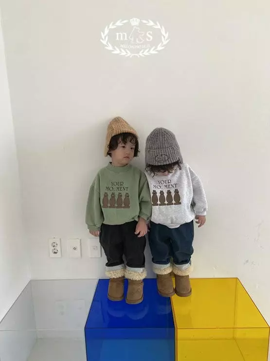 Melon Switch - Korean Children Fashion - #fashionkids - Mocha Fleece Jeans - 3