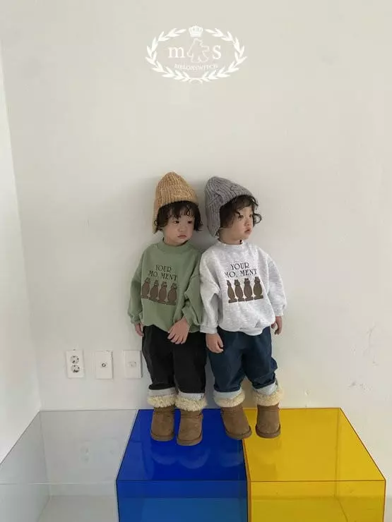 Melon Switch - Korean Children Fashion - #kidsstore - Mocha Fleece Jeans - 5