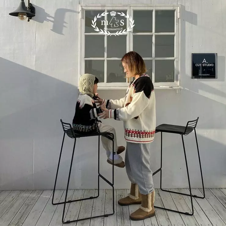 Melon Switch - Korean Children Fashion - #littlefashionista - Bear Vintage Cardigan - 7