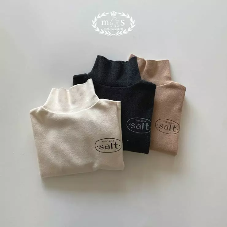 Melon Switch - Korean Children Fashion - #littlefashionista - Salt Turtleneck Tee