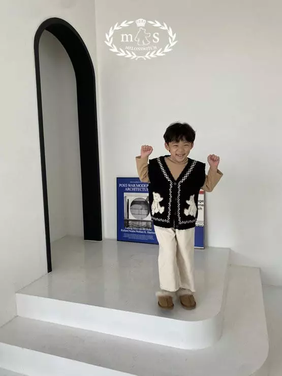 Melon Switch - Korean Children Fashion - #magicofchildhood - Bear Vest - 10