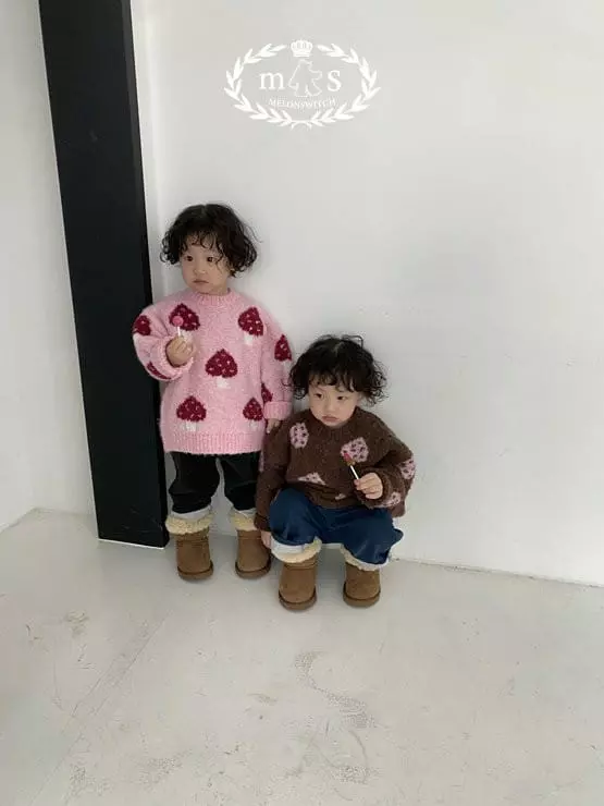 Melon Switch - Korean Children Fashion - #minifashionista - Tulip Mushrom Knit Tee - 6