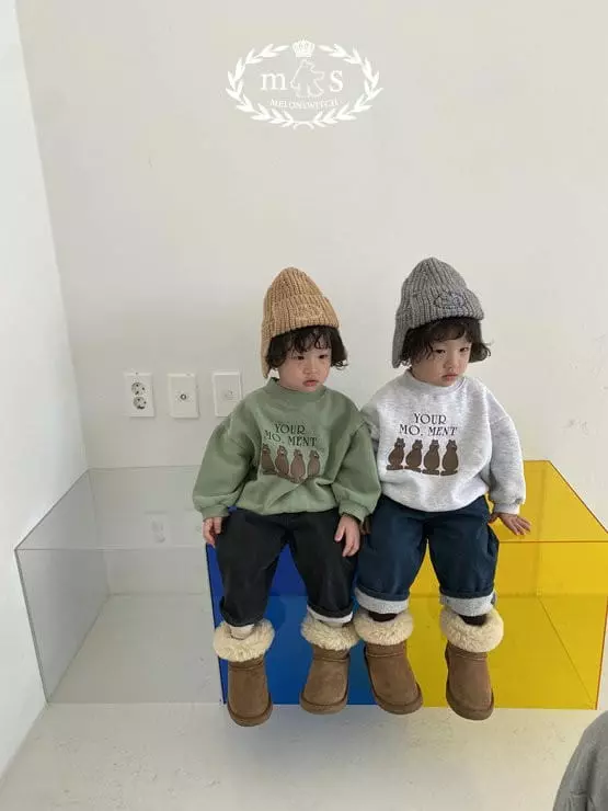 Melon Switch - Korean Children Fashion - #magicofchildhood - 4 Bears Sweatshirt - 4