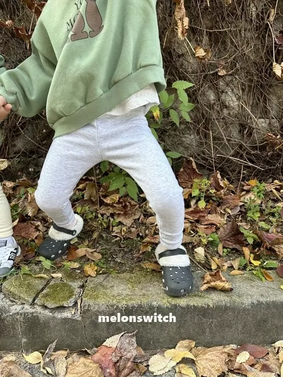 Melon Switch - Korean Children Fashion - #stylishchildhood - Warm Mink Leggings - 11
