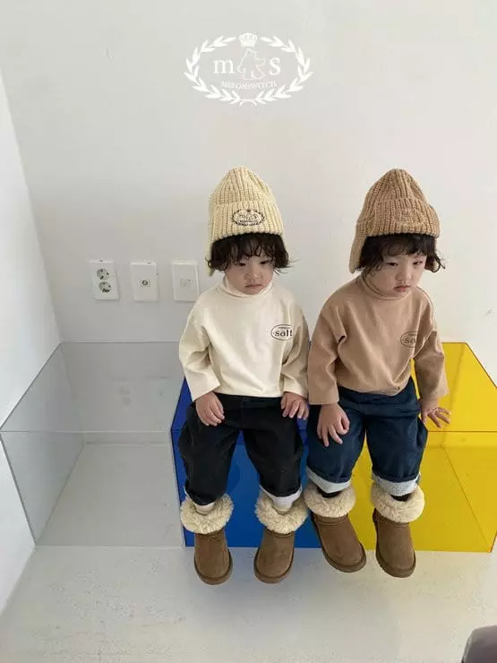 Melon Switch - Korean Children Fashion - #stylishchildhood - Salt Turtleneck Tee - 7