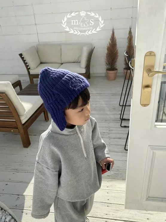 Melon Switch - Korean Children Fashion - #todddlerfashion - Cream Fleece Zip-up Set - 12