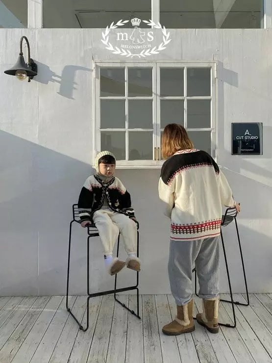 Melon Switch - Korean Children Fashion - #todddlerfashion - Bear Vintage Cardigan - 11