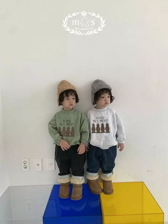 Melon Switch - Korean Children Fashion - #toddlerclothing - 4 Bears Sweatshirt - 7