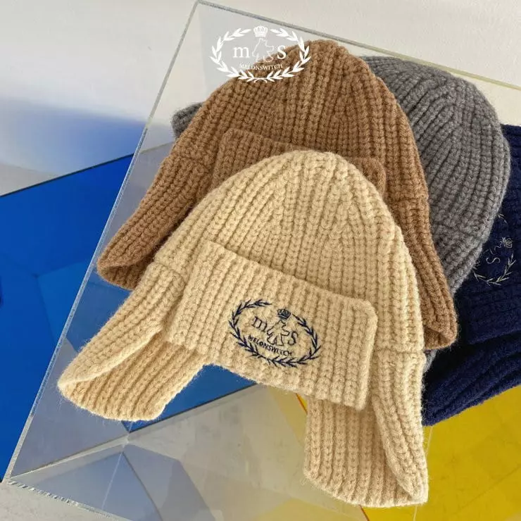 Melon Switch - Korean Children Fashion - #todddlerfashion - Logo Ears Hat - 4
