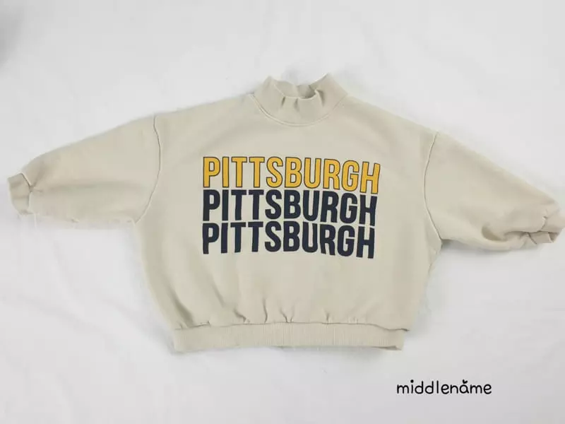 Middle Name - Korean Children Fashion - #Kfashion4kids - Pitz Half  Turtleneck Sweatshirt - 2