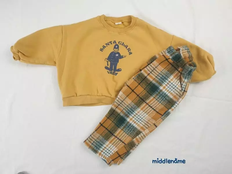 Middle Name - Korean Children Fashion - #fashionkids - Check Pants - 4