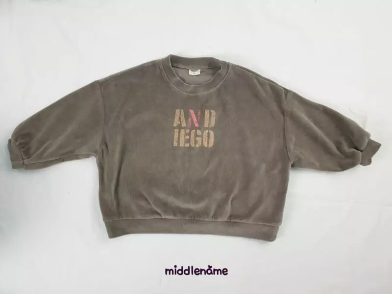 Middle Name - Korean Children Fashion - #minifashionista - Veloure And Tee - 2