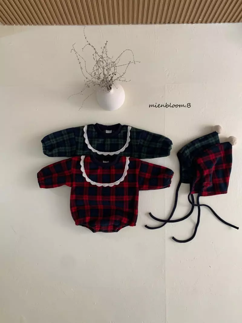 Mienbloom B - Korean Baby Fashion - #babyootd - Bebe Tatan Lace Bodysuit