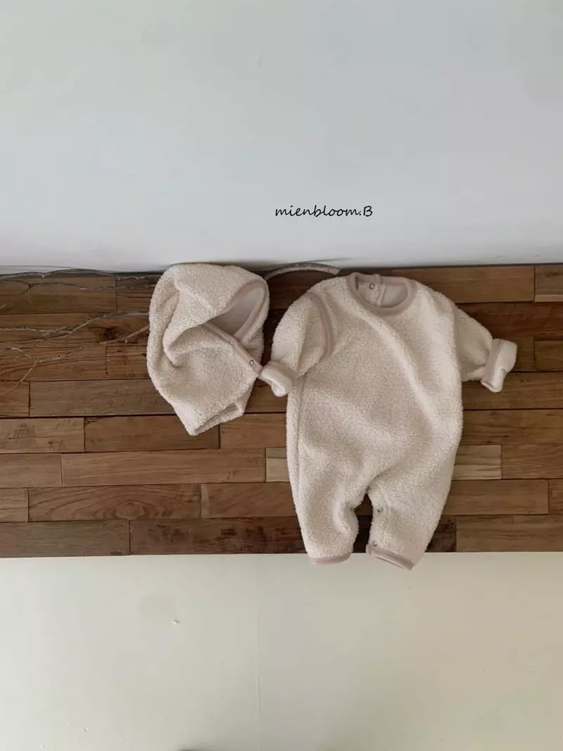 Mienbloom B - Korean Baby Fashion - #smilingbaby - Bebe Poodle Bodysuit - 5