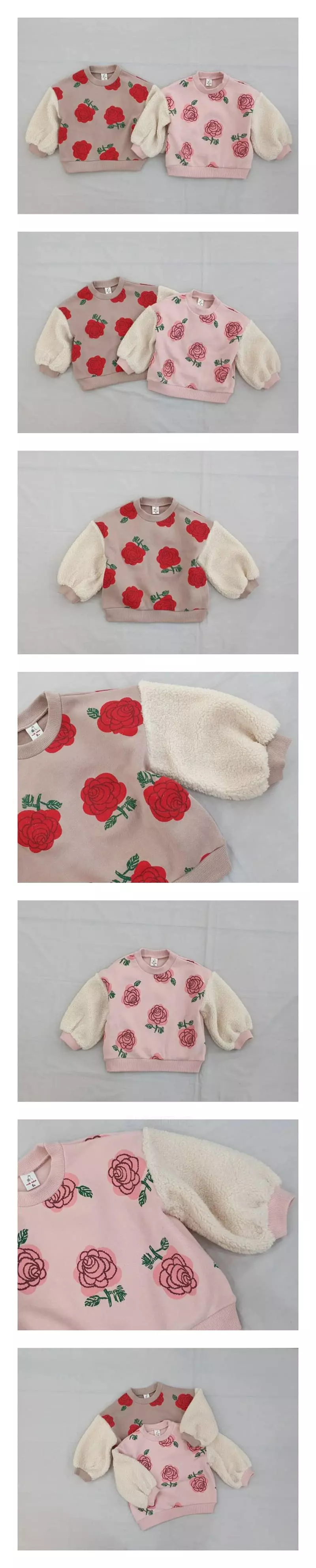 Milk Bebe - Korean Children Fashion - #Kfashion4kids - Rose Tee