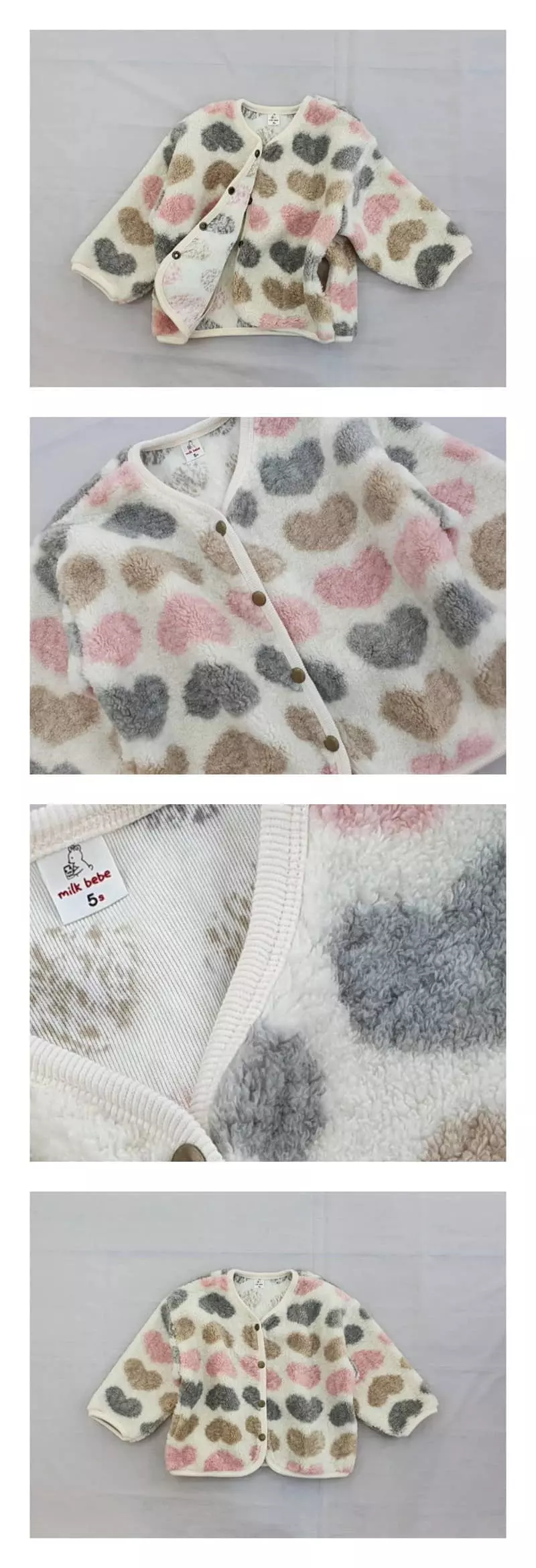 Milk Bebe - Korean Children Fashion - #discoveringself - Heart Jumper