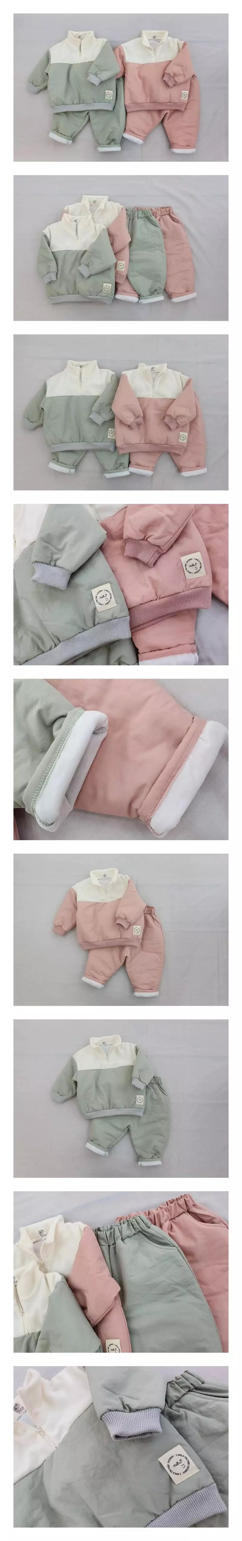 Milk Bebe - Korean Children Fashion - #toddlerclothing - Board Top Bottom Set