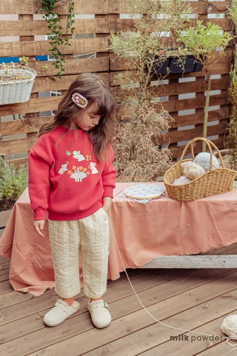 Milk Powder - Korean Children Fashion - #kidzfashiontrend - Rabbit Sweatshirt - 4