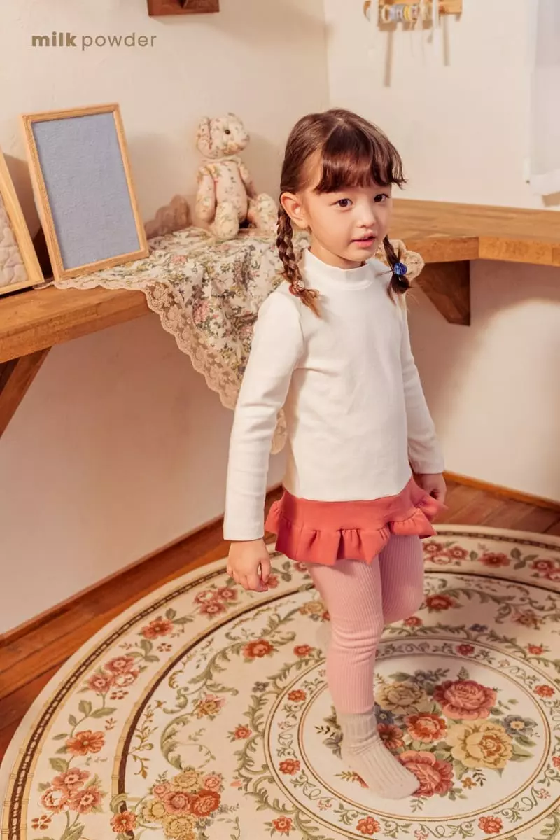 Milk Powder - Korean Children Fashion - #childrensboutique - Frill Tee - 9
