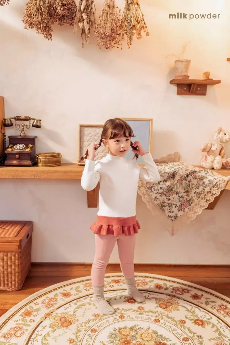 Milk Powder - Korean Children Fashion - #designkidswear - Frill Tee - 10