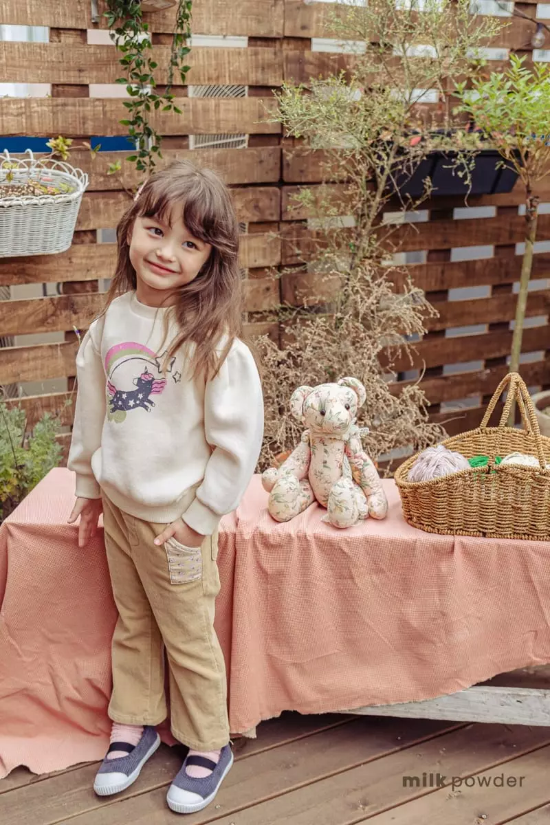 Milk Powder - Korean Children Fashion - #designkidswear - Rib Pants - 5