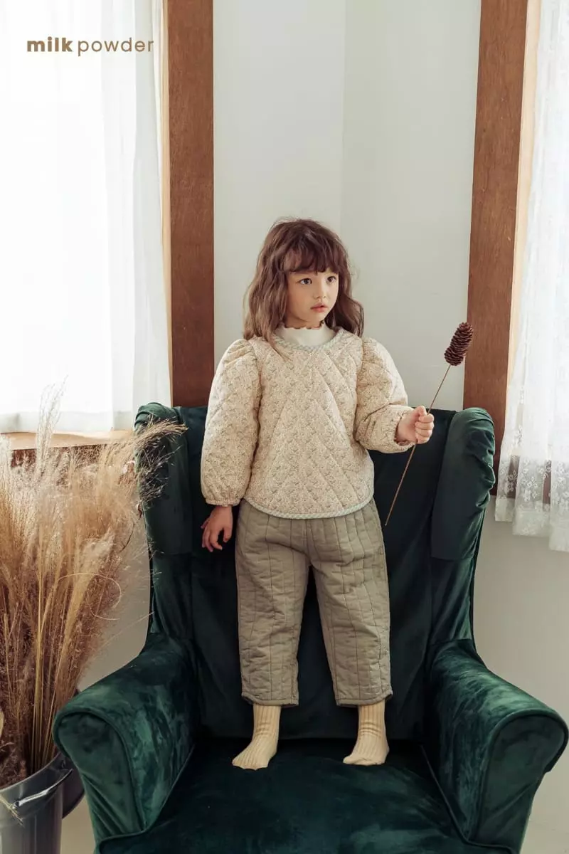 Milk Powder - Korean Children Fashion - #fashionkids - Quilting Blouse - 3