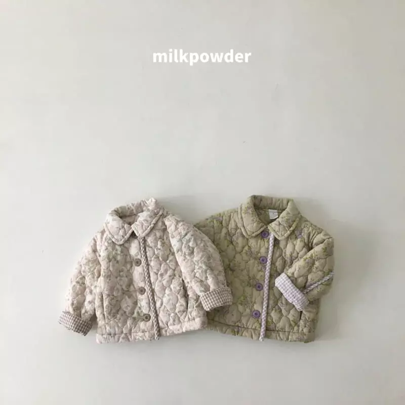 Milk Powder - Korean Children Fashion - #kidsshorts - Mongsili Padding Jacket - 7