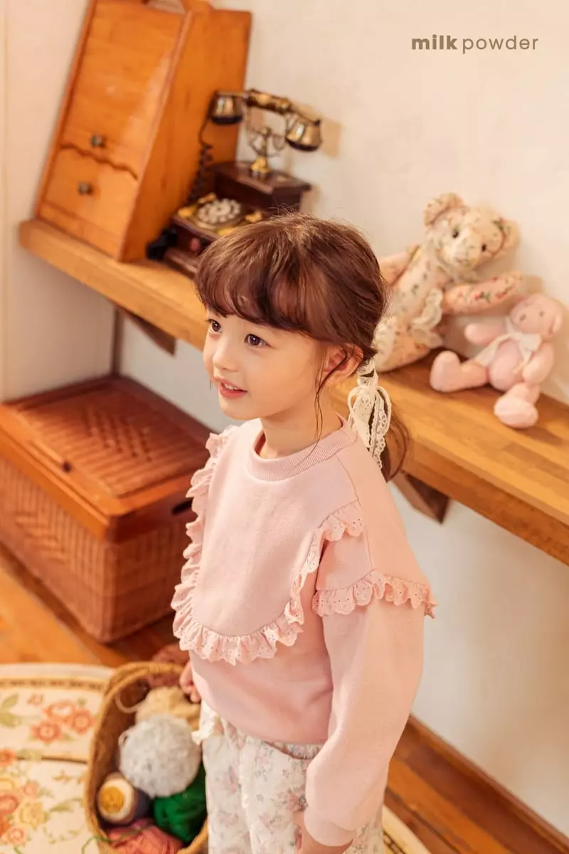 Milk Powder - Korean Children Fashion - #kidsshorts - Miky SWEatshirt - 2