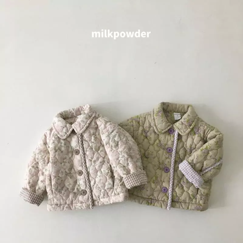Milk Powder - Korean Children Fashion - #kidsstore - Mongsili Padding Jacket - 8