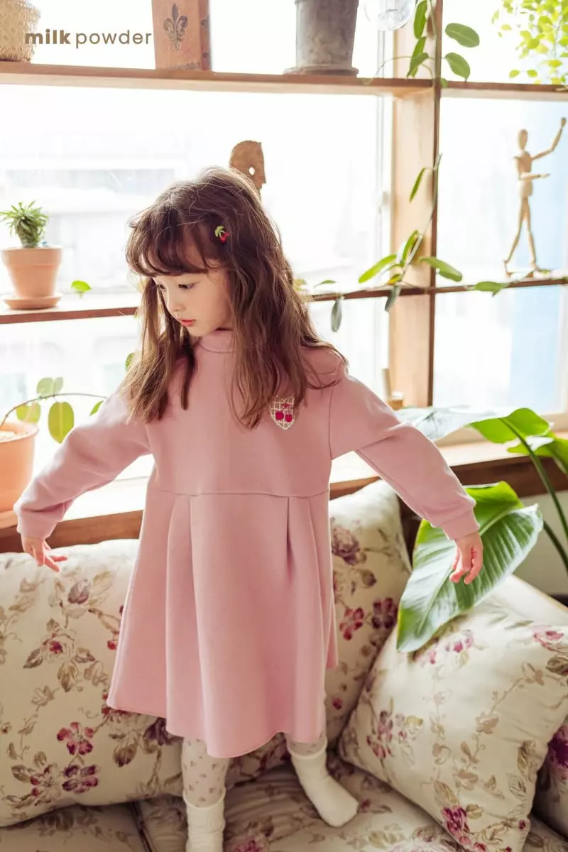 Milk Powder - Korean Children Fashion - #kidsstore - Cherry One-piece - 6