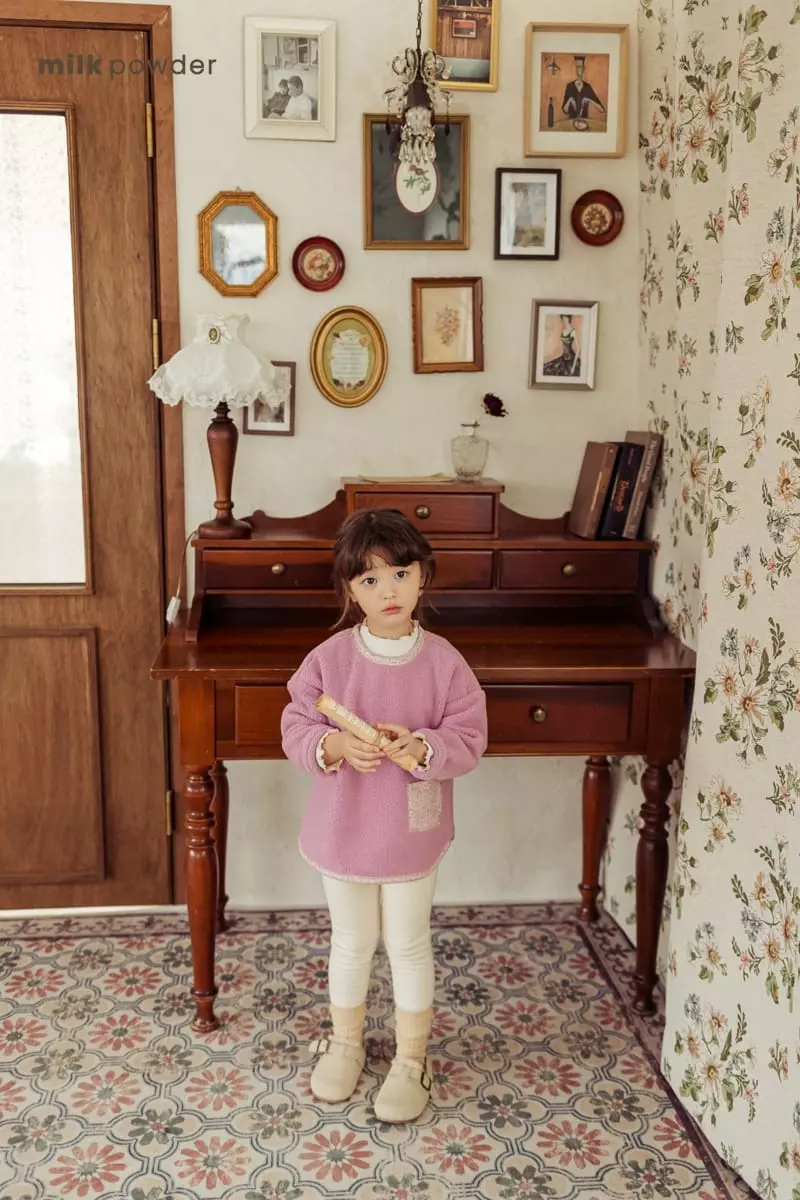 Milk Powder - Korean Children Fashion - #kidsshorts - Teddu Shirt - 4