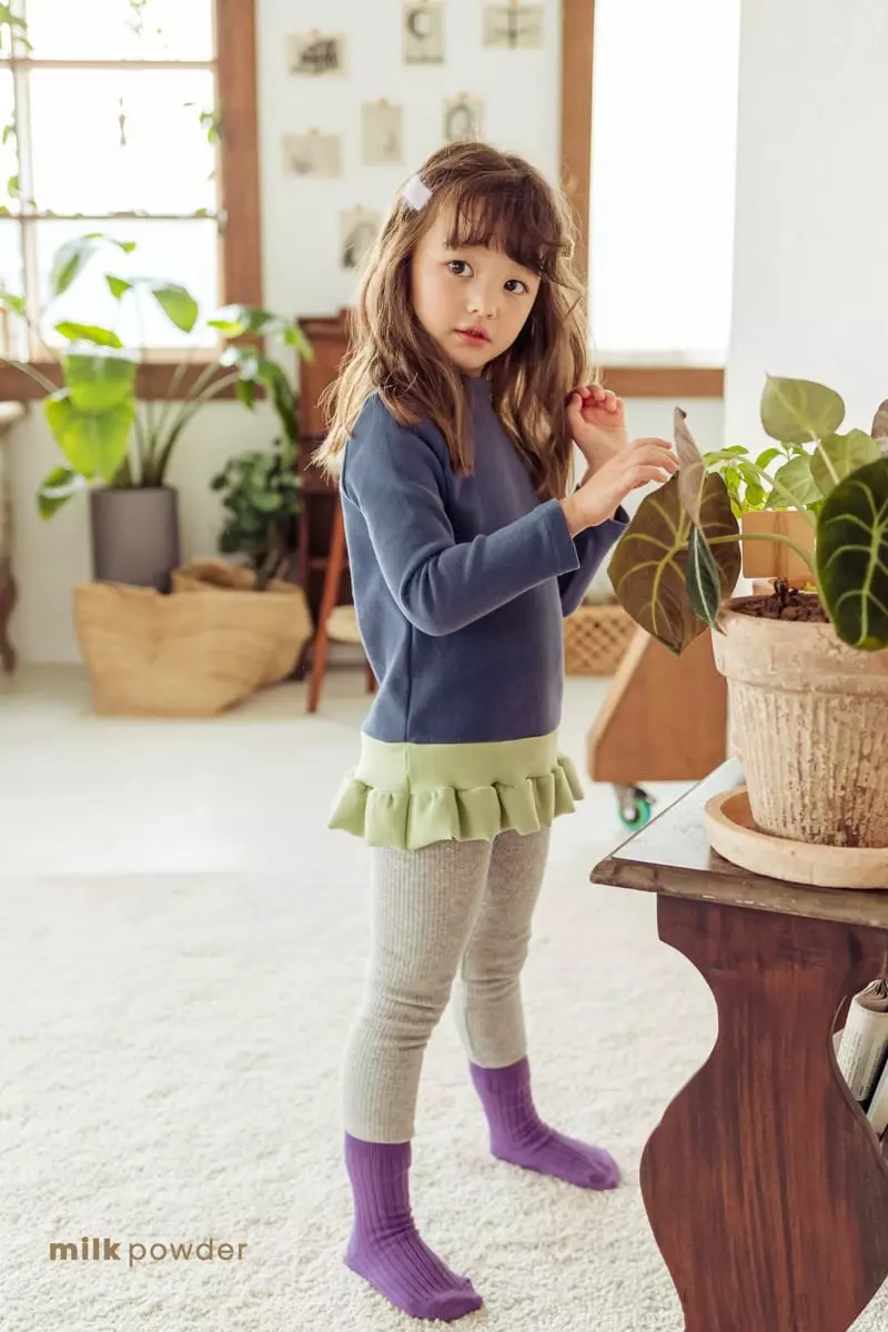 Milk Powder - Korean Children Fashion - #kidzfashiontrend - Frill Tee