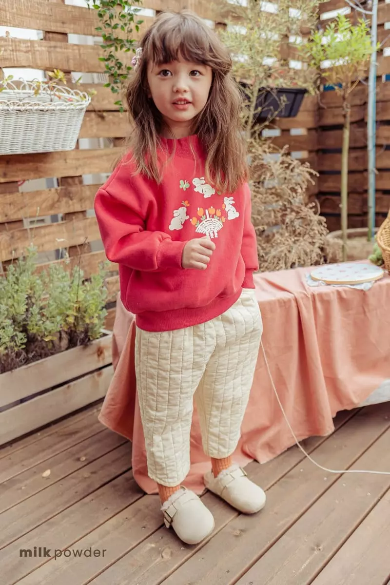 Milk Powder - Korean Children Fashion - #littlefashionista - Rabbit Sweatshirt - 5