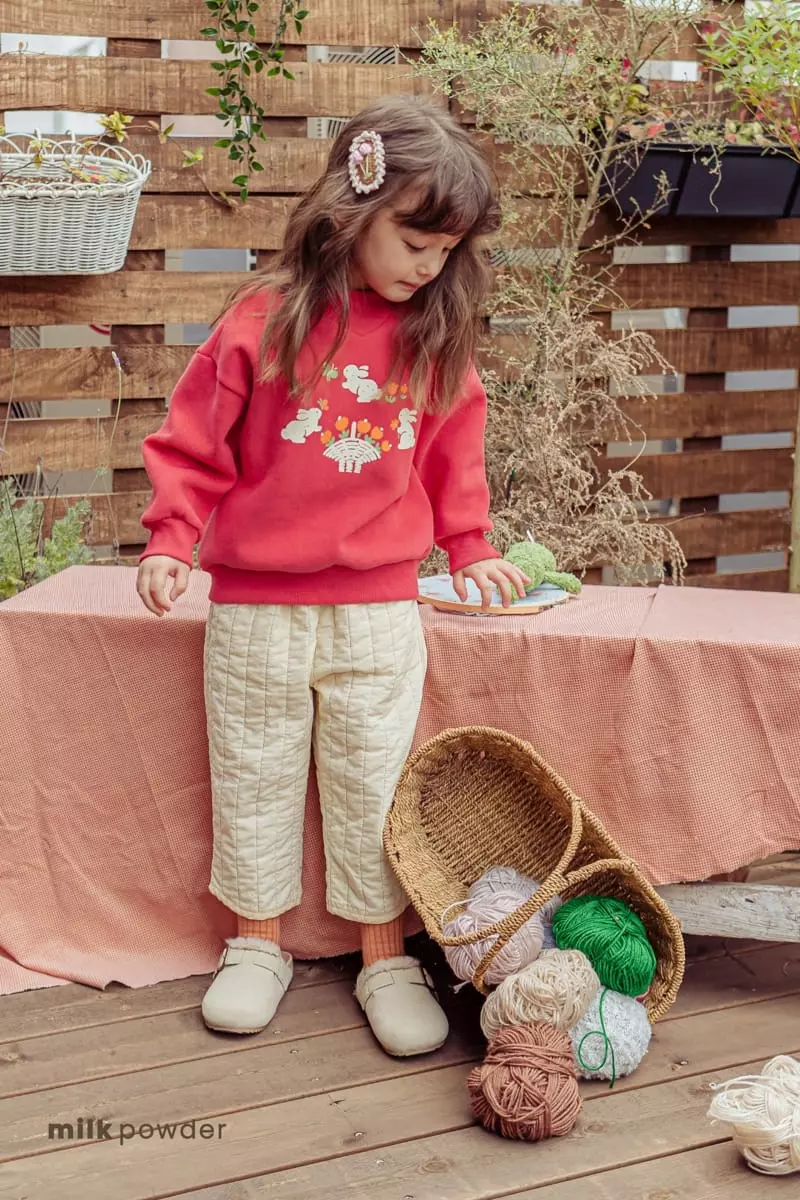 Milk Powder - Korean Children Fashion - #magicofchildhood - Rabbit Sweatshirt - 6