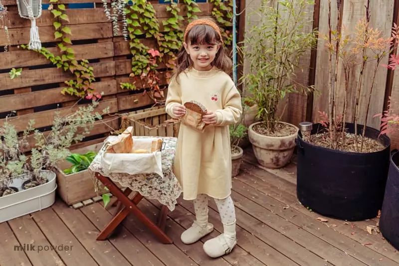 Milk Powder - Korean Children Fashion - #minifashionista - Cherry One-piece - 11