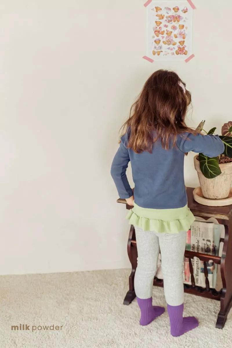 Milk Powder - Korean Children Fashion - #minifashionista - Frill Tee - 5