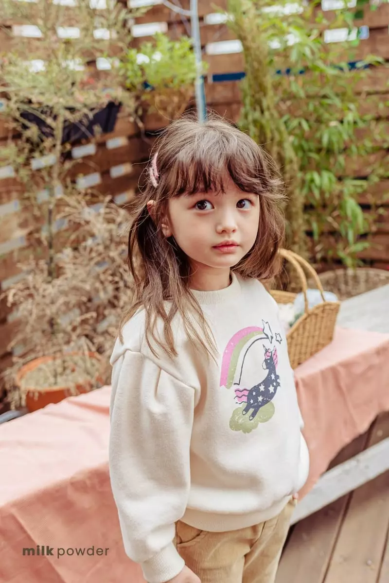 Milk Powder - Korean Children Fashion - #prettylittlegirls - Unicorn Sweatshirt - 7