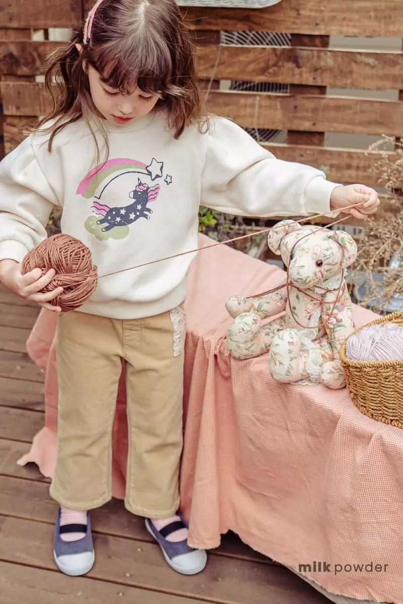 Milk Powder - Korean Children Fashion - #prettylittlegirls - Rib Pants
