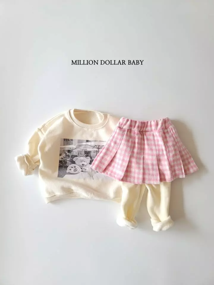 Million Dollar Baby - Korean Children Fashion - #Kfashion4kids - Vivi Check Skirt Leggings - 5
