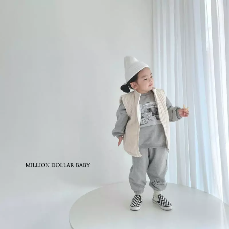 Million Dollar Baby - Korean Children Fashion - #Kfashion4kids - Big Rib Vest - 6
