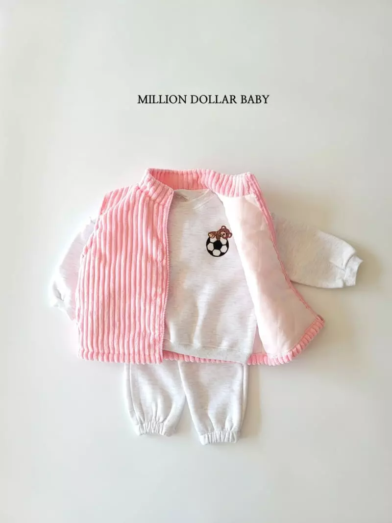 Million Dollar Baby - Korean Children Fashion - #childofig - Big Rib Vest - 11