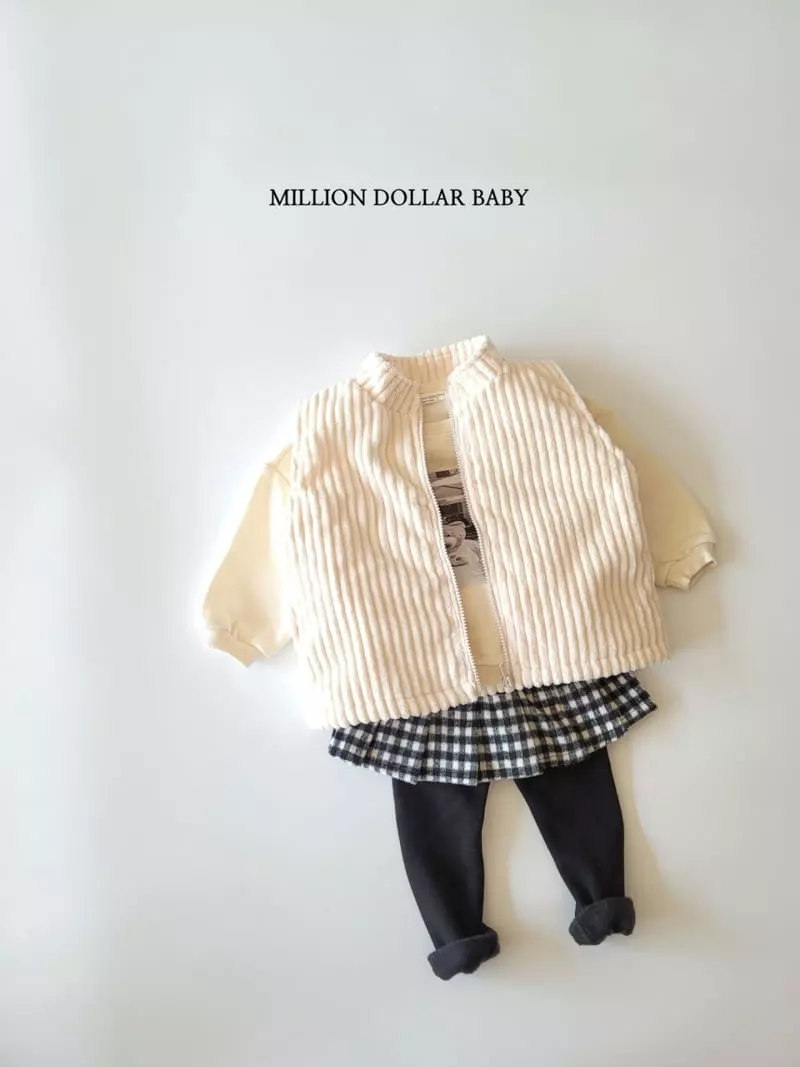 Million Dollar Baby - Korean Children Fashion - #childofig - Big Rib Vest - 12