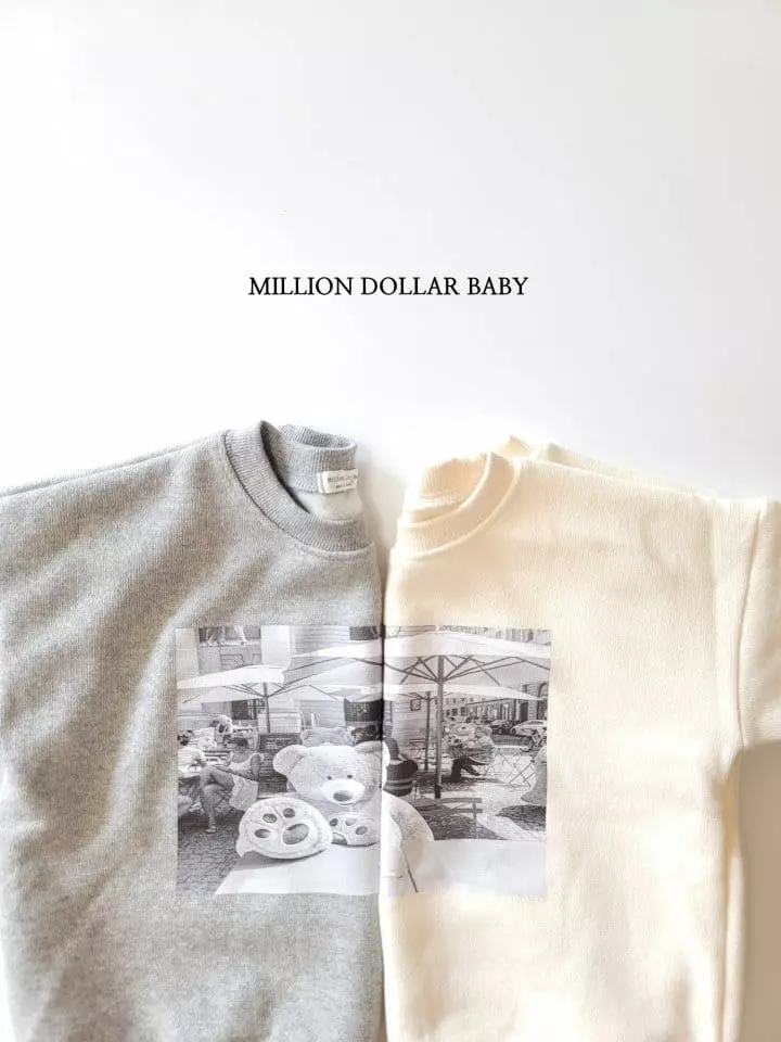 Million Dollar Baby - Korean Children Fashion - #kidsstore - Bear Sweatshirt
