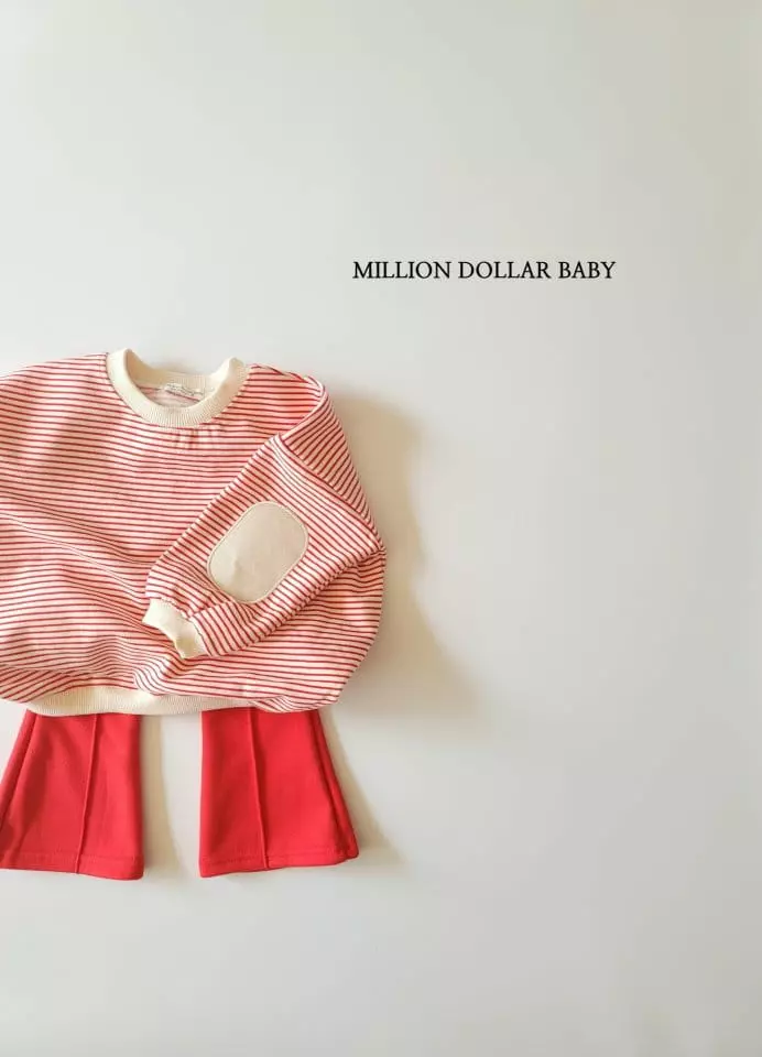 Million Dollar Baby - Korean Children Fashion - #littlefashionista - Stripes Beard Sweatshirt - 2
