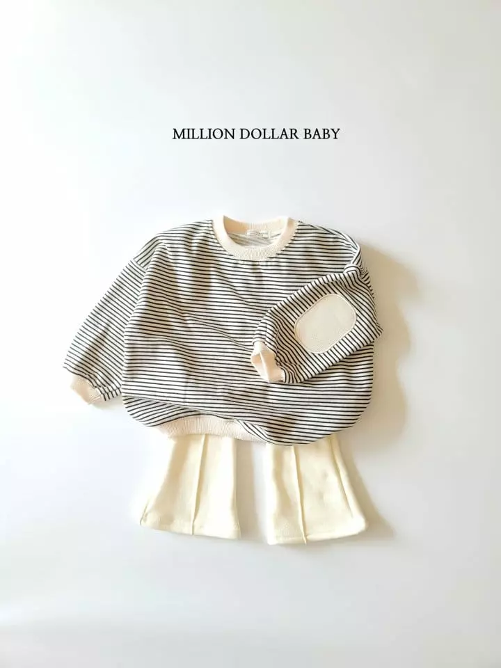 Million Dollar Baby - Korean Children Fashion - #magicofchildhood - Stripes Beard Sweatshirt - 3