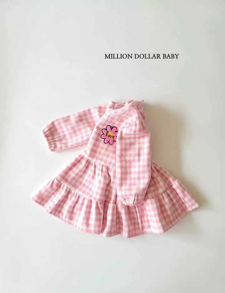 Million Dollar Baby - Korean Children Fashion - #magicofchildhood - Vivi Check One-piece - 6